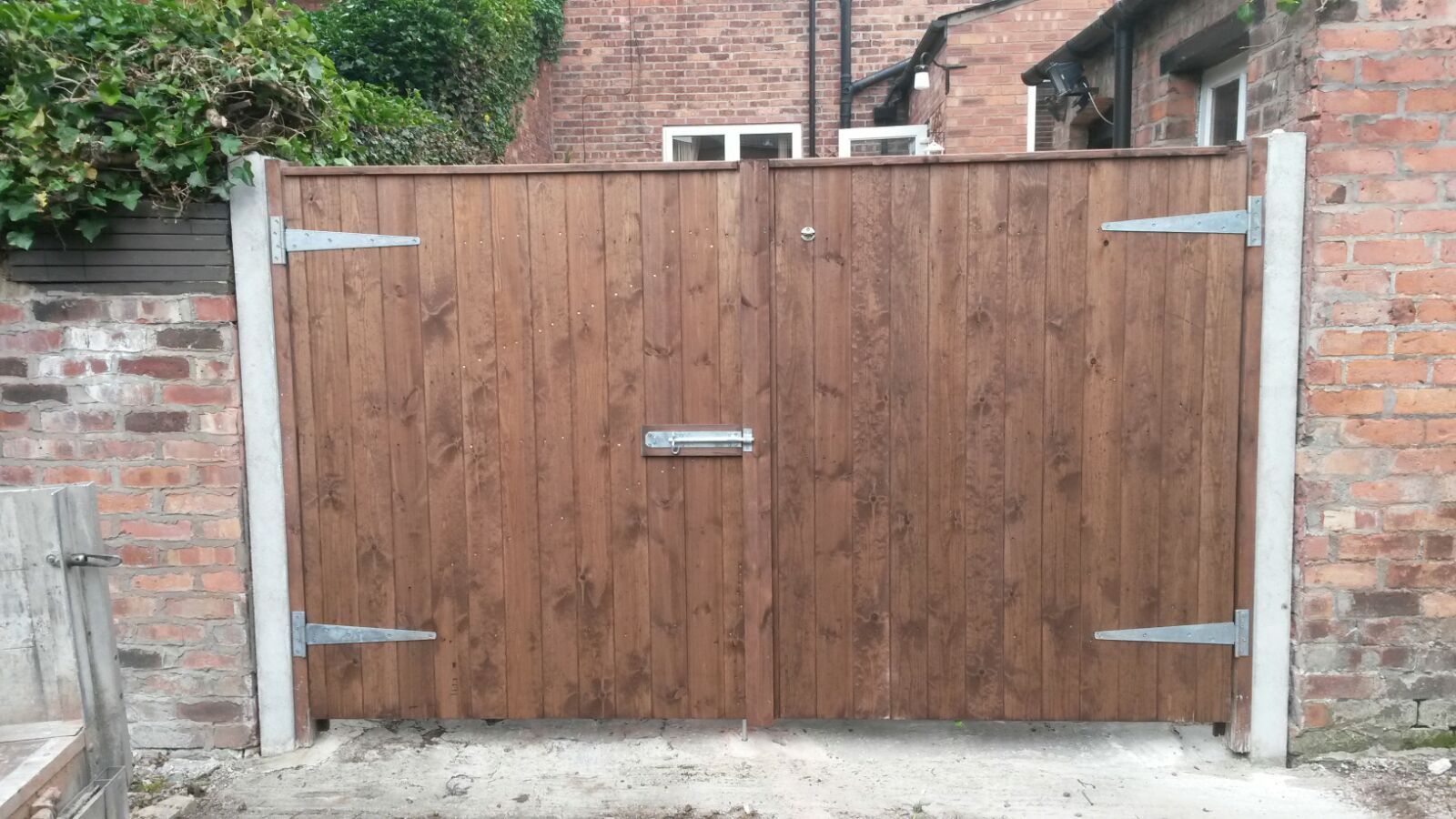 Garden fence example