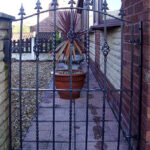 wrought iron garden gate