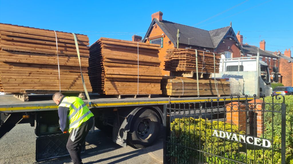 Another load of fencing leaving our factory